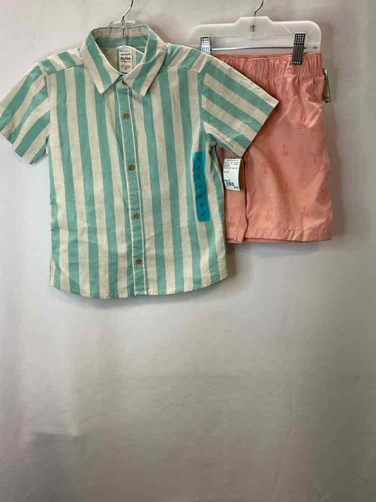 Carters (C) Stripe Toddler Size 4T 2PCCasual