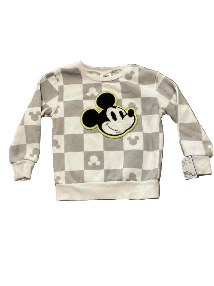 Disney Jr (D) White Gray Toddler Size 4T Boy's Sweatshirt