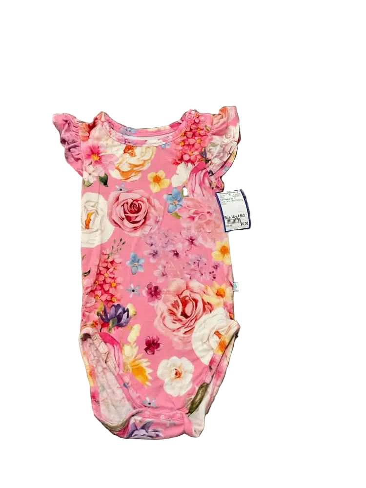 Posh Peanut (A) Floral Infant Size 18-24 MO Girl's SSTop