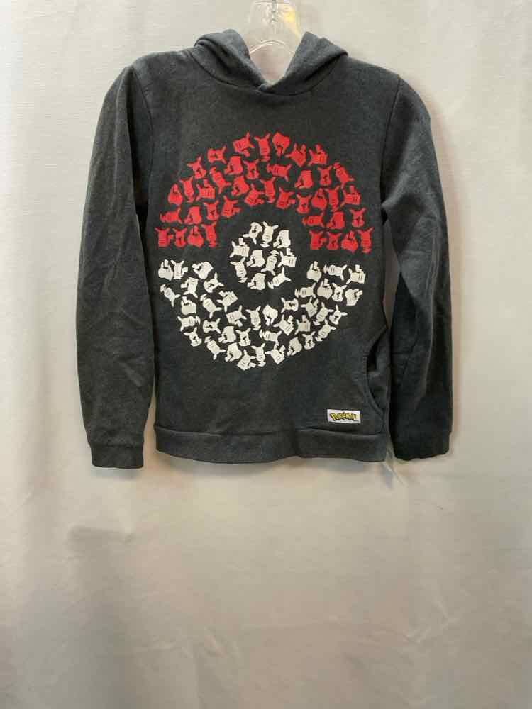 Pokemon Red Gray Youth Size 14 Sweatshirt