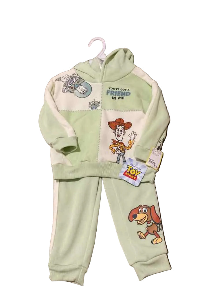 Pixar Green Toddler Size 3T Boy's 2PCCasual