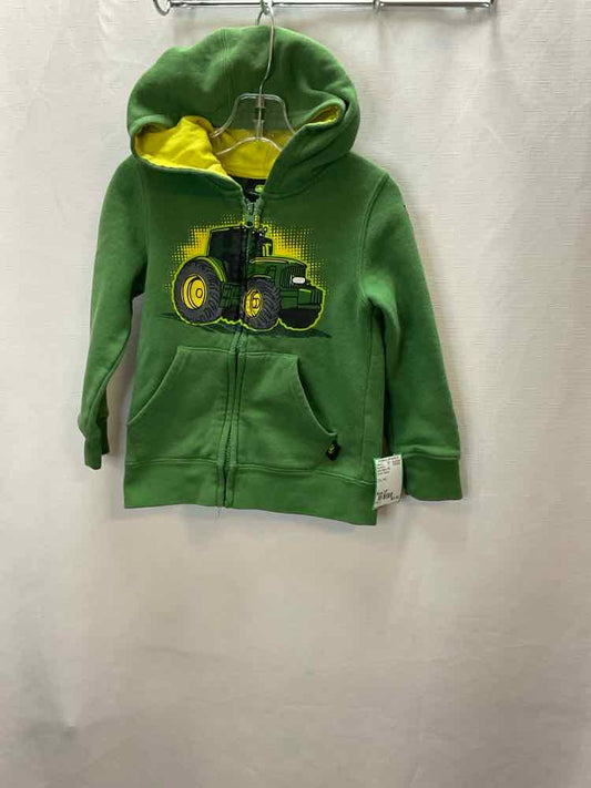 John Deere (C) Green Yellow Toddler Size 3T Sweatshirt