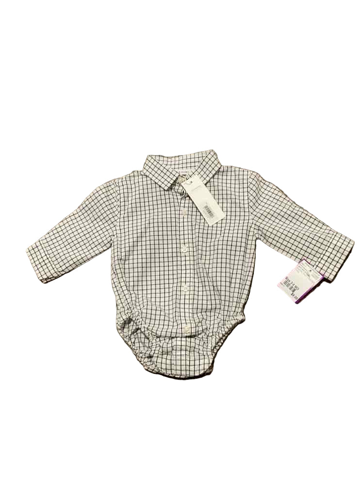 Janie and Jack (A) Gingham Infant Size 3-6 MO Boy's ButtondownLS