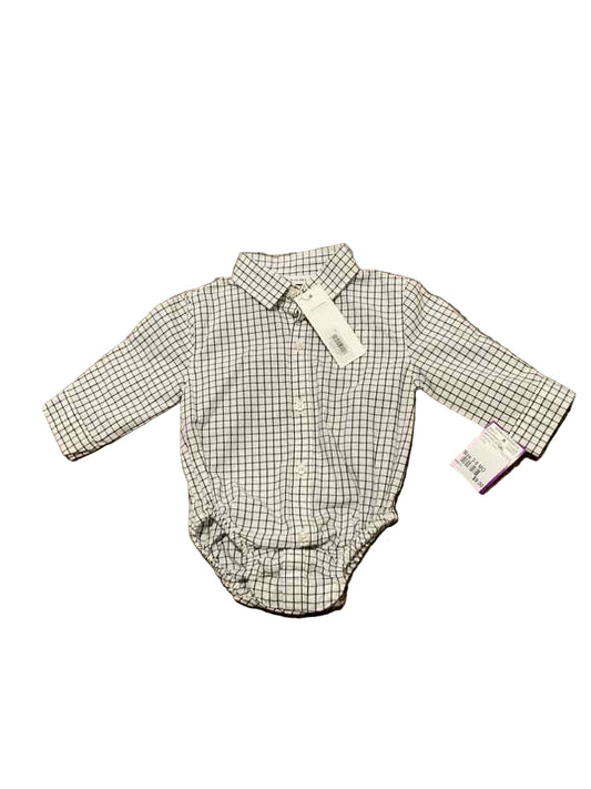 Janie and Jack (A) Gingham Infant Size 3-6 MO Boy's ButtondownLS
