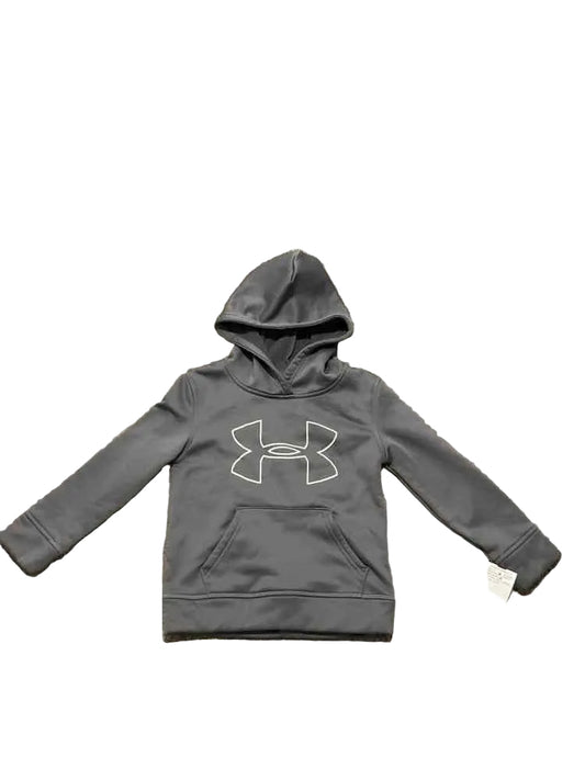 Under Armour (B) Gray White Toddler Size 4 Boy's AthleticSweatshirt