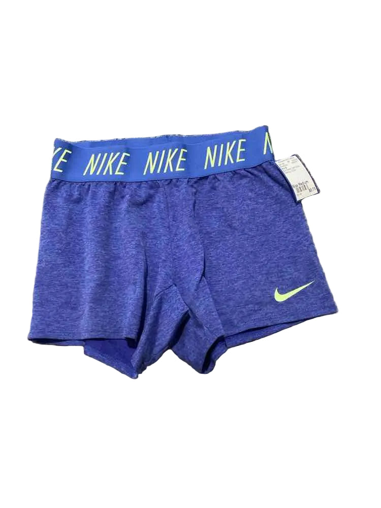 Nike (B) Blue Green Youth Size Medium Girl's ShortAthletic