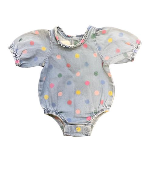 Mud Pie (B) Polka Dot Infant Size 0-3 MO 1PC Casual