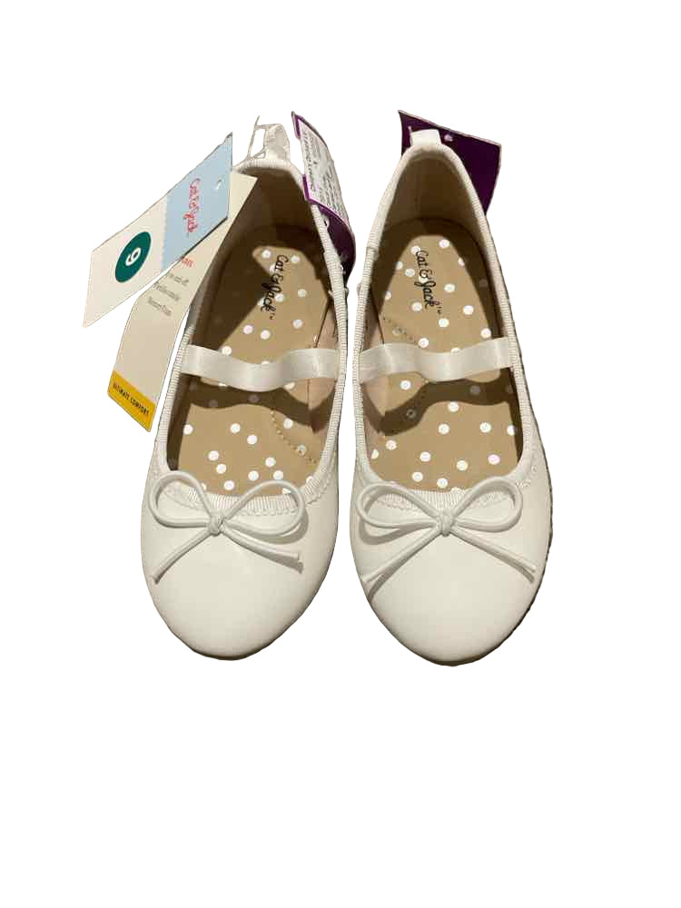 Cat and Jack (D) White Toddler Shoe Size 9 (Toddler) Girl's Casual Shoes