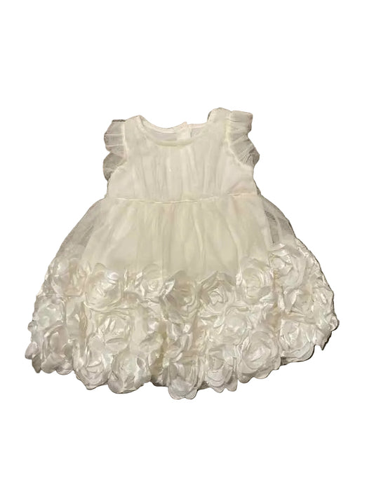 Nannette (C) Cream Infant Size 12 MO Girl's PartyDress