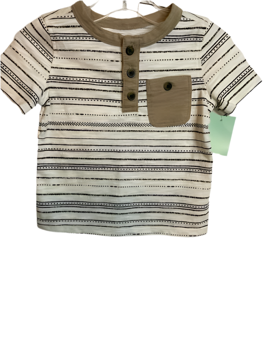 Old Navy (C) Brown Black Infant Size 12-18 MO SSTop