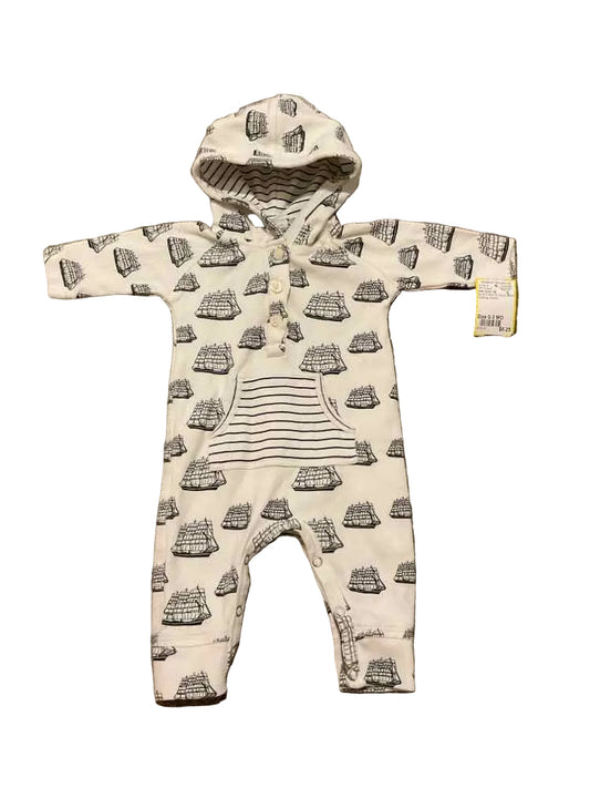 Kate Quinn (B) BLACK WHITE Infant Size 0-3 MO Boy's 1PC Casual