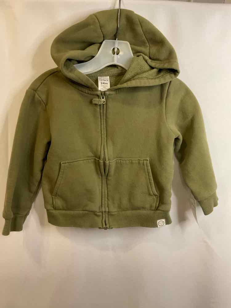Carters (C) Olive Infant Size 24 MO Sweatshirt