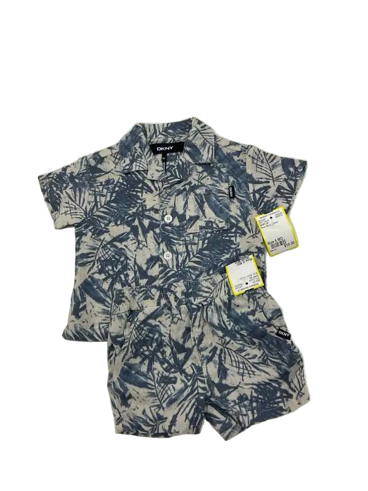 DKNY (A) Blue Infant Size 6 MO Boy's 2PC Casual