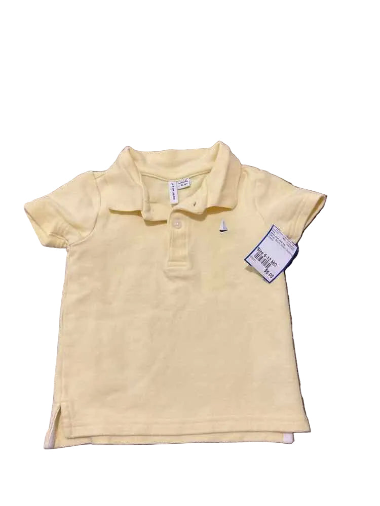 Janie and Jack (A) Yellow Infant Size 6-12 MO Boy's Polo
