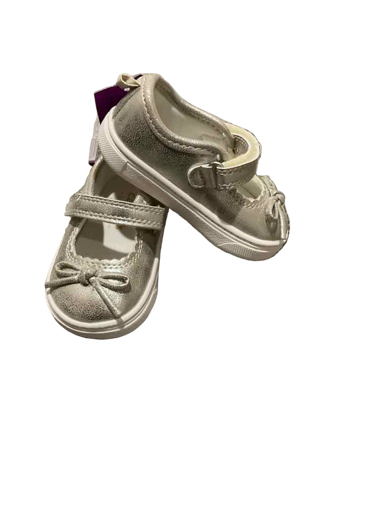 Carters (C) Silver Infant Shoe Size 3 (Infant) Girl's Casual Shoes