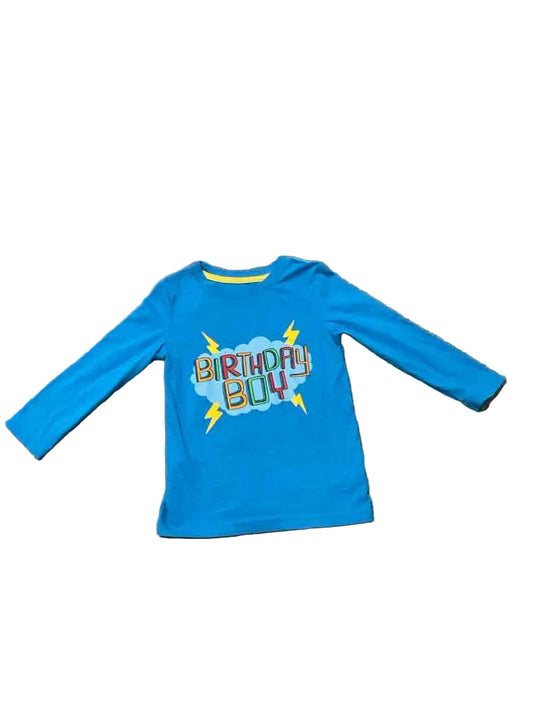 Cat and Jack (D) Blue Yellow Toddler Size 3T Boy's LSTop