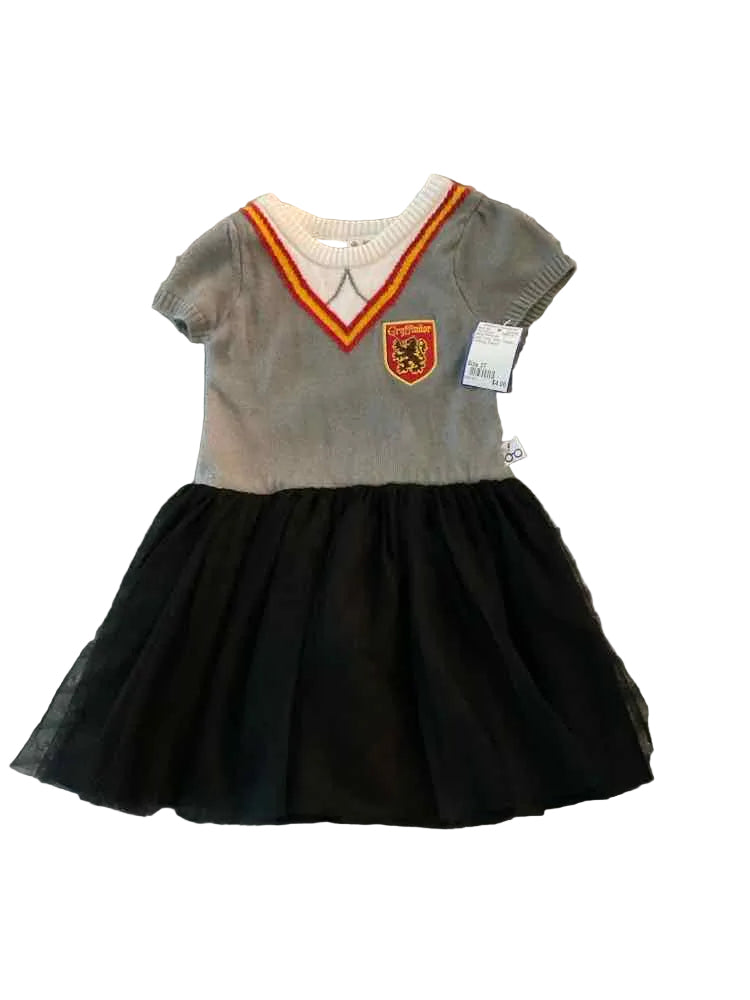Harry Potter (D) Black Gray Toddler Size 3T Girl's CasualDress
