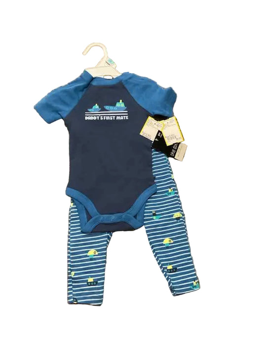 Okie Dokie (D) Blue Infant Size 6 MO Boy's 2PC Casual