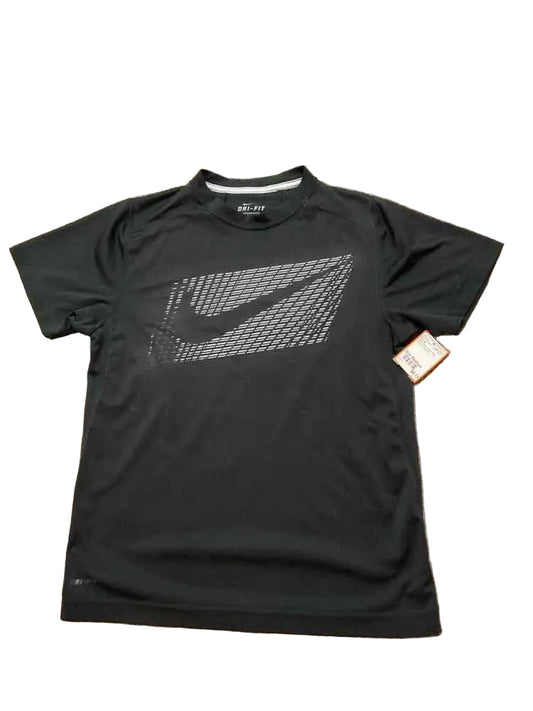 Nike (B) Black Gray Youth Size Medium Boy's AthleticTopSS