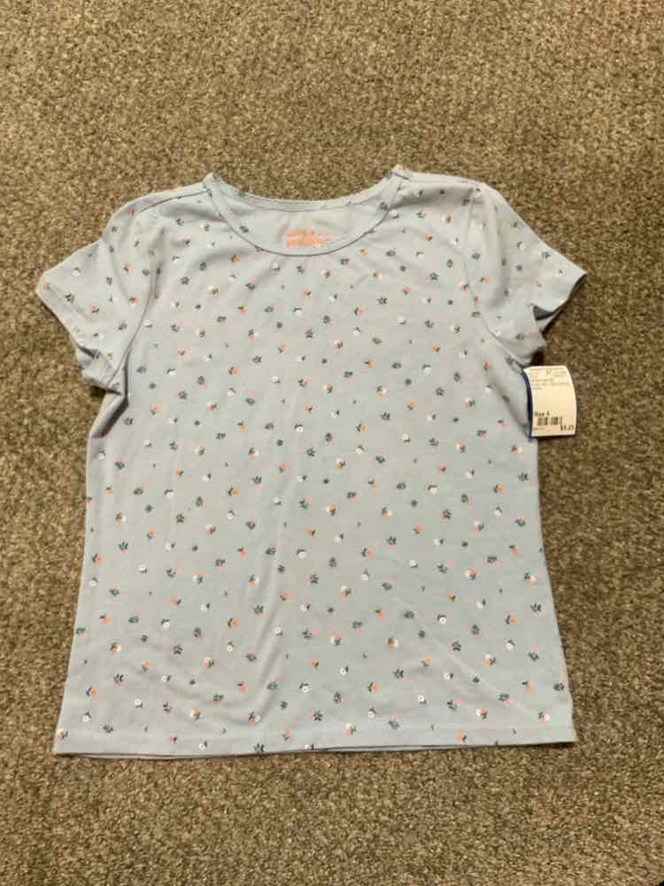 Cat and Jack (D) Floral Youth Size 8 Girl's SSTop