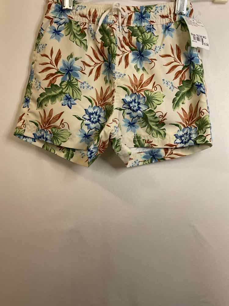 Janie and Jack (A) Hawaiian Print Infant Size 18-24 MO SwimTrunks
