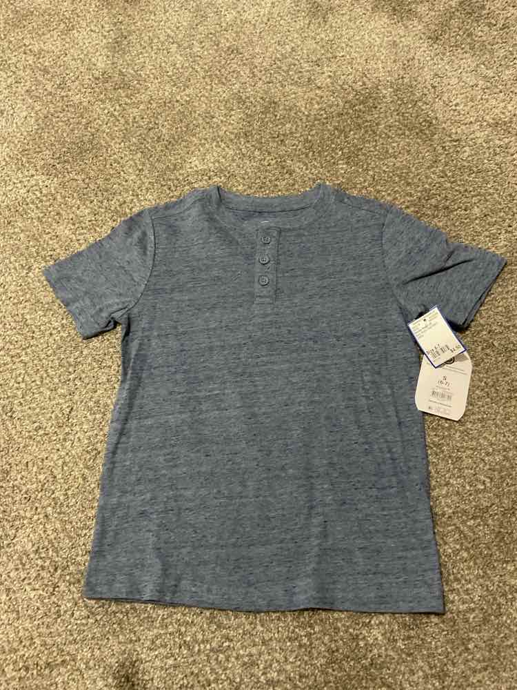 Wonder Nation (E) Blue Youth Size 6-7 Boy's SSTop