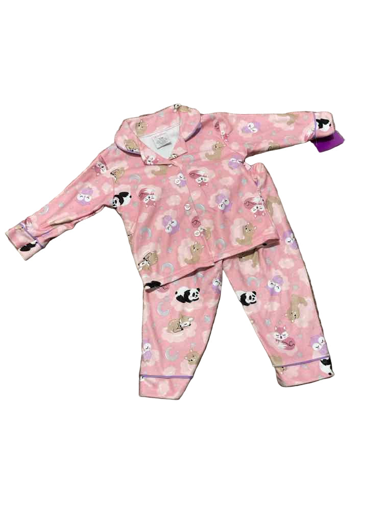 Mon Petit (AA) Pink Infant Size 12 MO Girl's 2PCSleepwear