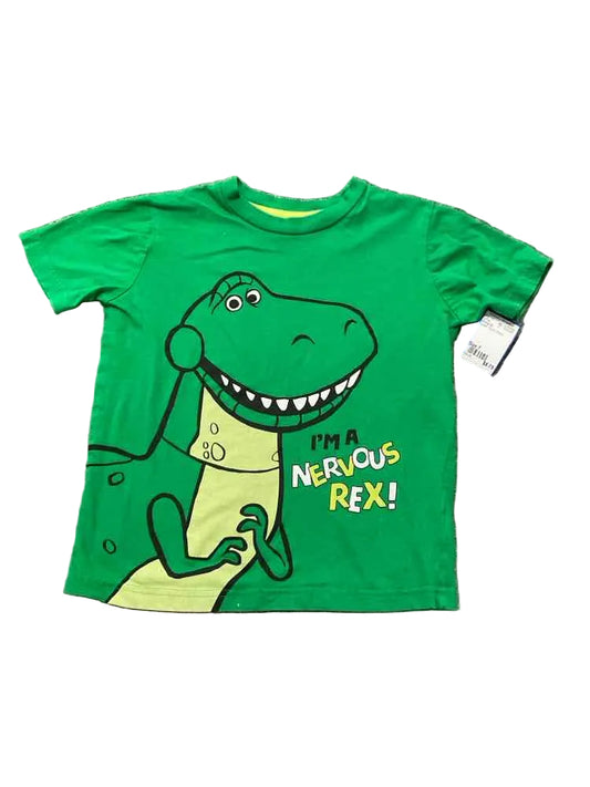Disney (B) Green Youth Size 7 Boy's SSTop