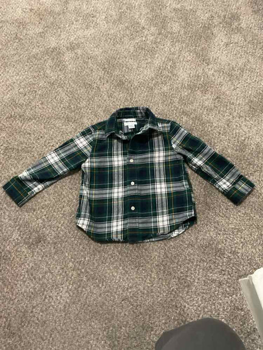 Ralph Lauren (A) Plaid Infant Size 24 MO Boy's ButtondownLS
