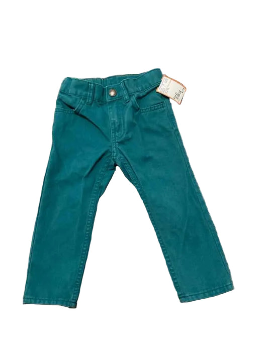 H & M (D) Teal Toddler Size 2T Boy's PantChino