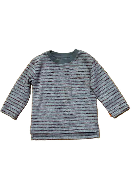 Cat and Jack (D) Striped Infant Size 18 MO Boy's LSTop