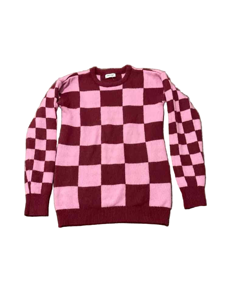 D Brand Gingham Youth Size 14 Girl's SweaterHeavy
