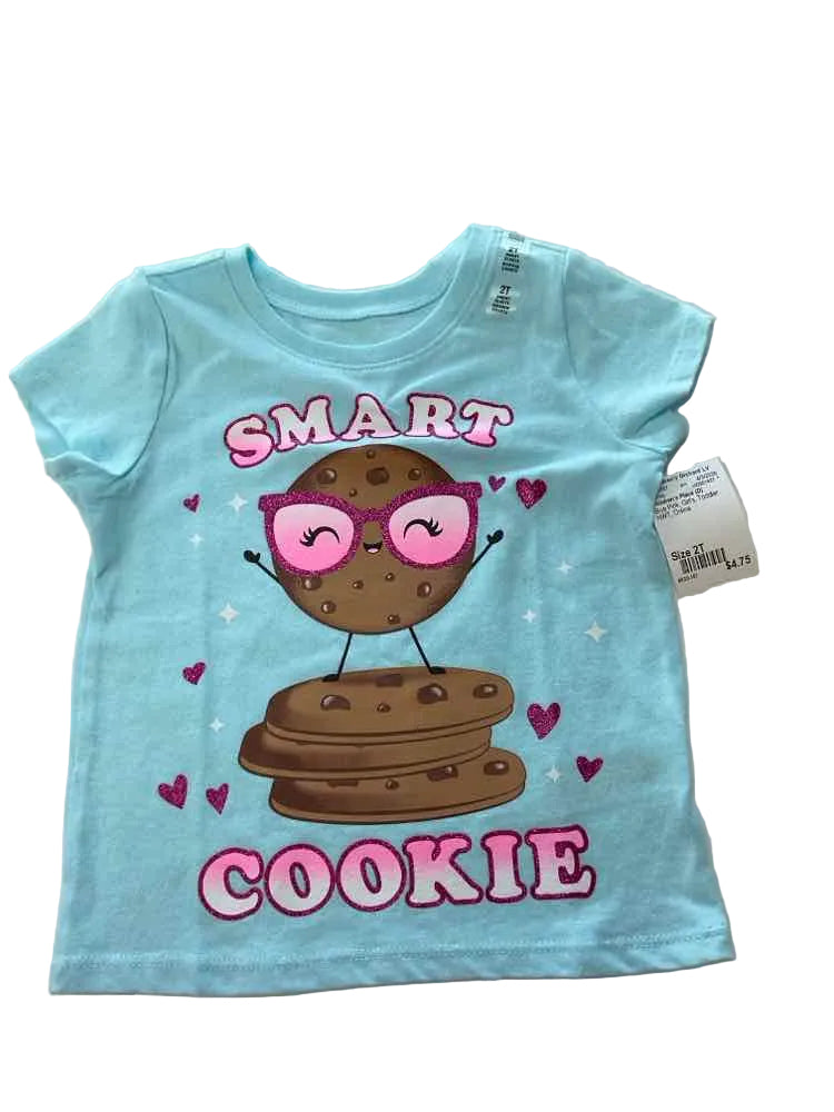 Children's Place (D) Blue Pink Toddler Size 2T Girl's SSTop