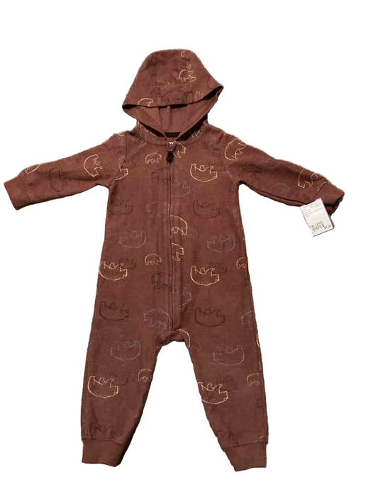 Carters (C) Brown Infant Size 12 MO Boy's 1PC Casual