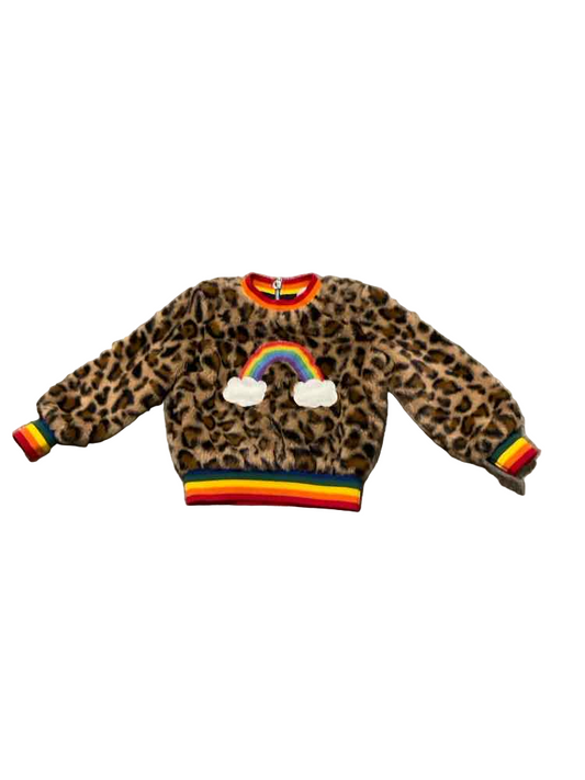 D Brand LEOPARD PRINT Toddler Size 3T Girl's Jacket Light