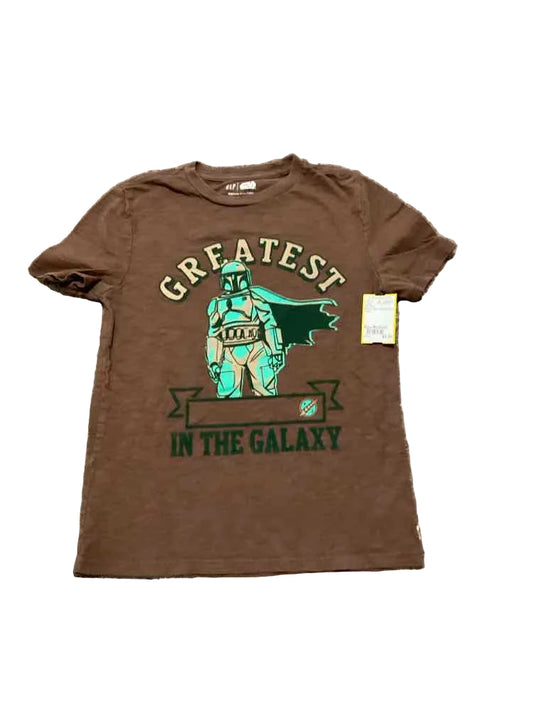 Star Wars Brown Youth Size Medium Boy's SSTop