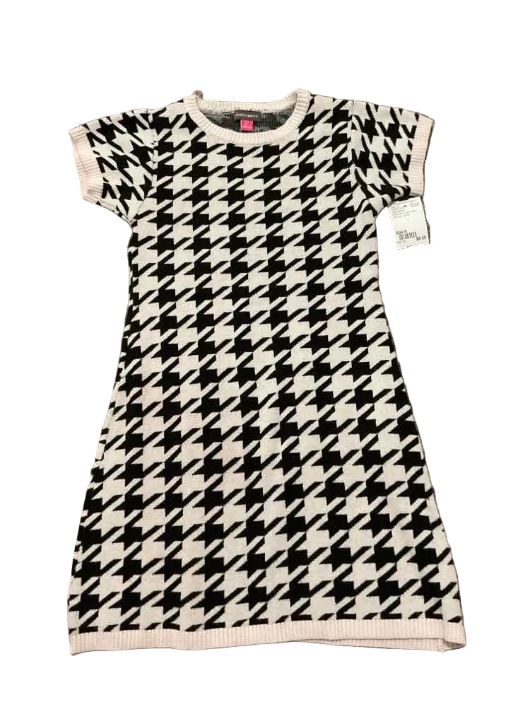 vince camuto White Black Youth Size 6 Girl's CasualDress