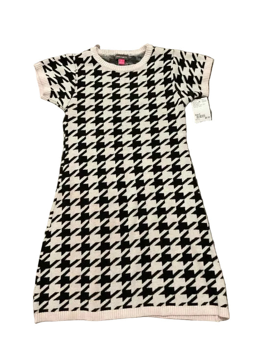 vince camuto White Black Youth Size 6 Girl's CasualDress