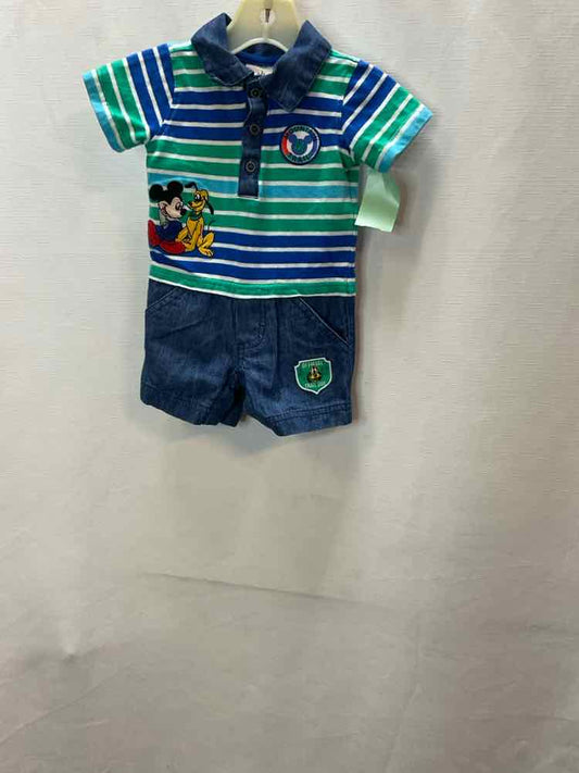 Disney (B) Stripe Infant Size 3-6 MO 1PC Casual