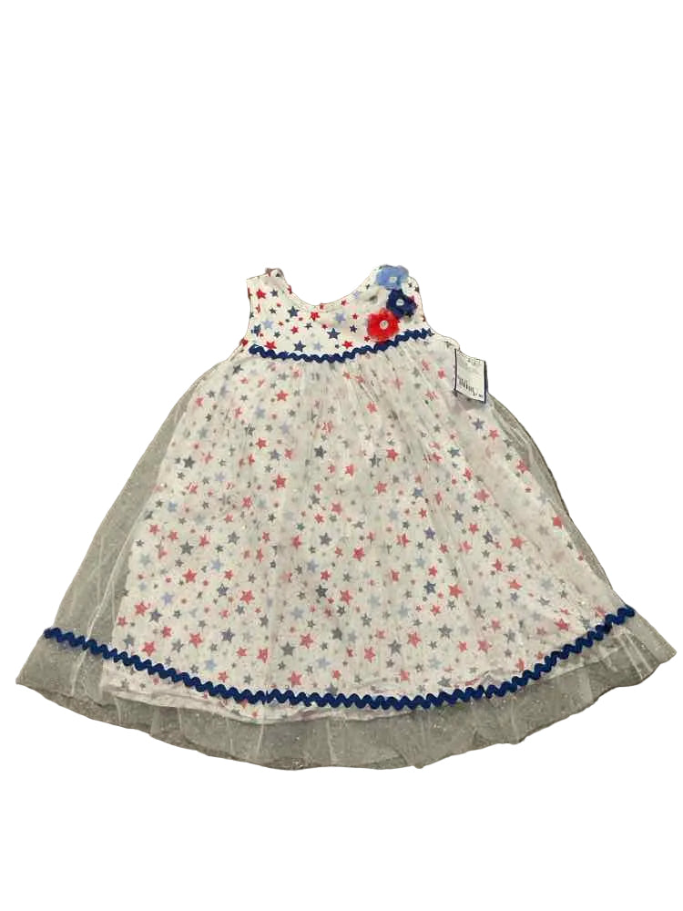 Good Lad (B) Red White Blue Toddler Size 3T Girl's Sundress