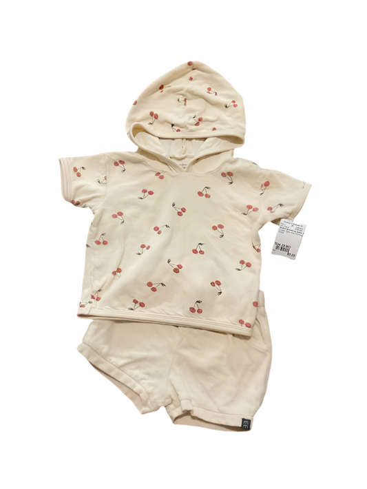Modern Moments by Gerber (D) Cream Infant Size 24 MO Girl's 2PC Casual