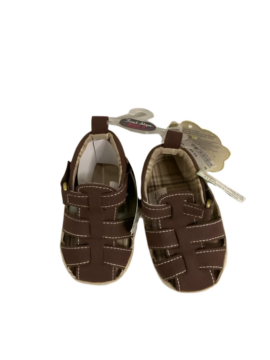 First Steps (D) Infant Shoe Size 3 (Infant) Brown SandalsBetter
