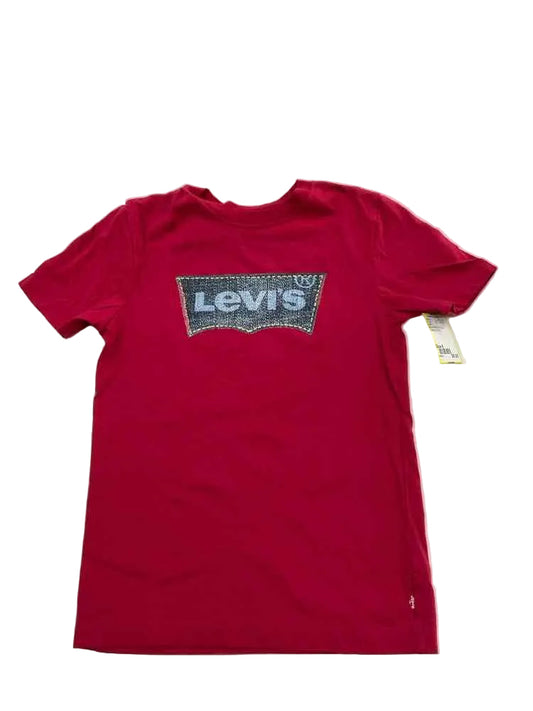 Levi's Blue Red Youth Size 8 Boy's SSTop