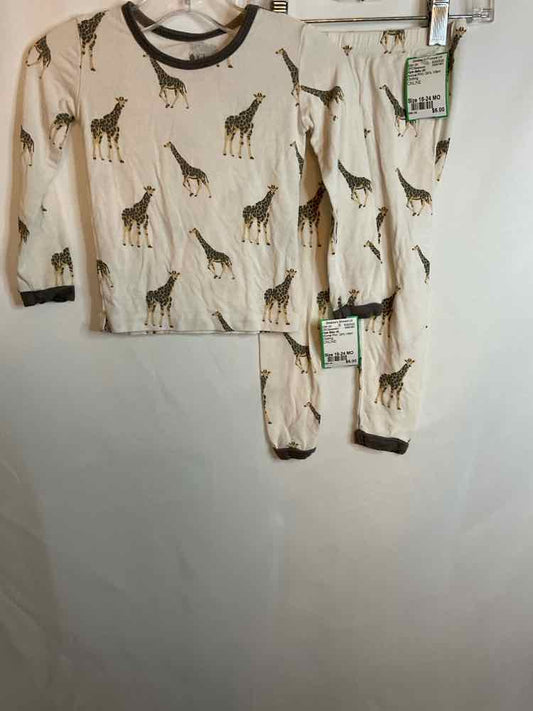 Kyte Baby (A) Animal Print Infant Size 18-24 MO 2PCSleepwear
