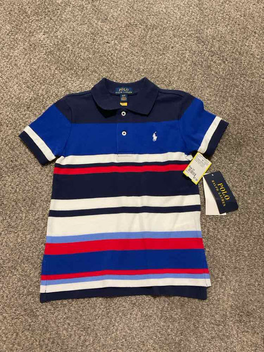 Polo Ralph Lauren (A) Red White Blue Toddler Size 3T Boy's Polo