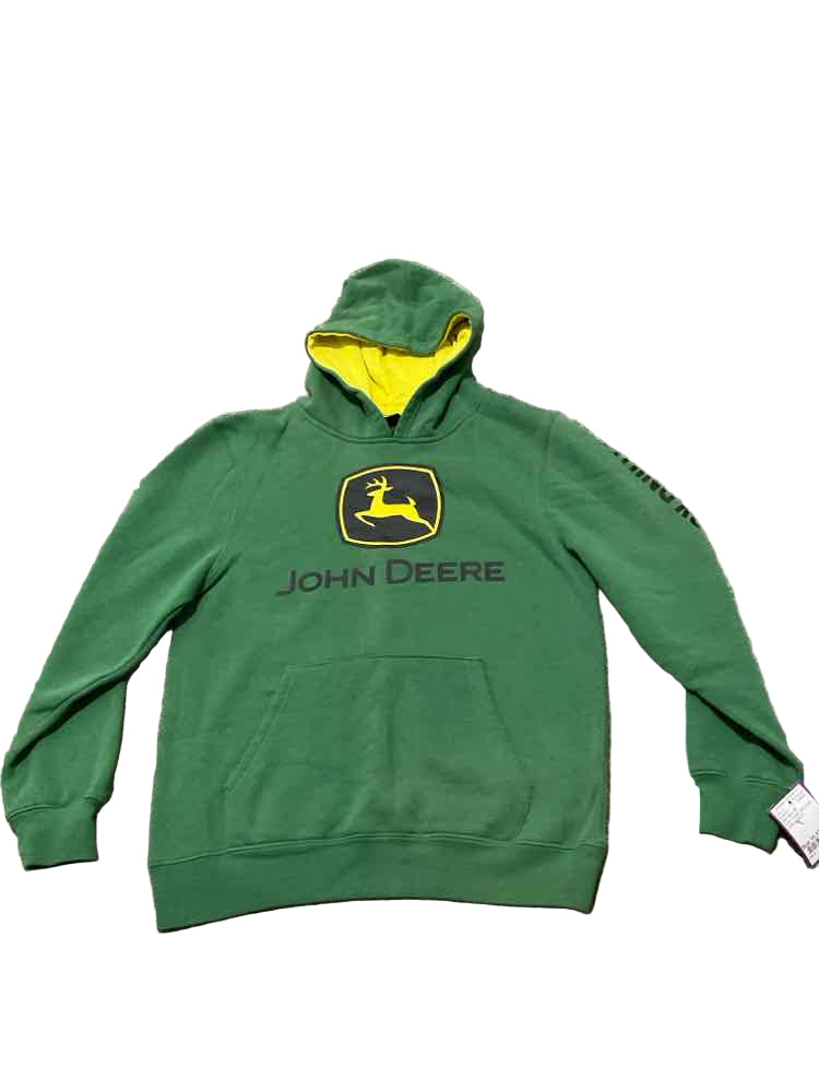 John Deere (C) Green Yellow Youth Size 10-12 Boy's Sweatshirt