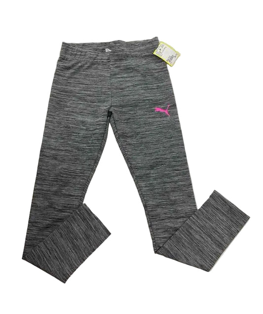 Puma (B) Gray Youth Size 7-8 Girl's AthleticLeggings