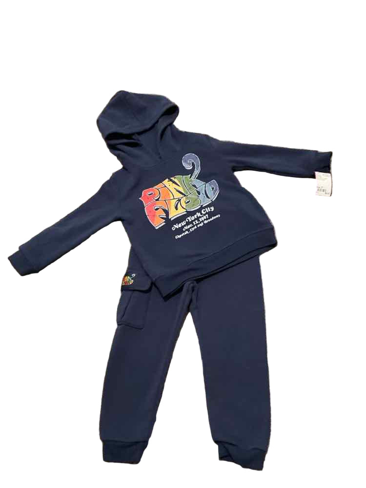 Pink Floyd Navy Toddler Size 3T Boy's 2PCCasual