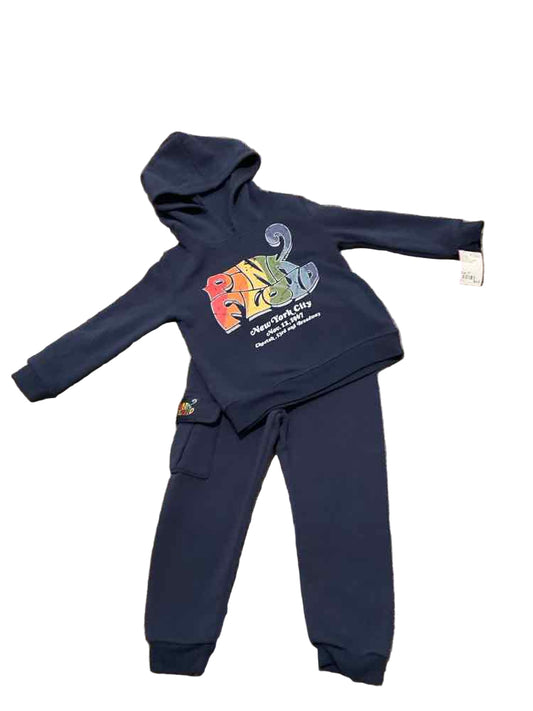 Pink Floyd Navy Toddler Size 3T Boy's 2PCCasual