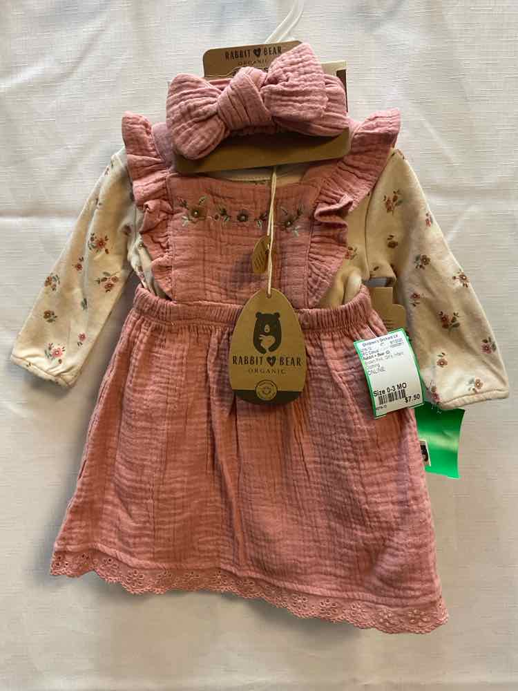 Nicole Miller (A) Brown Black Infant Size 3-6 MO 3PC Casual